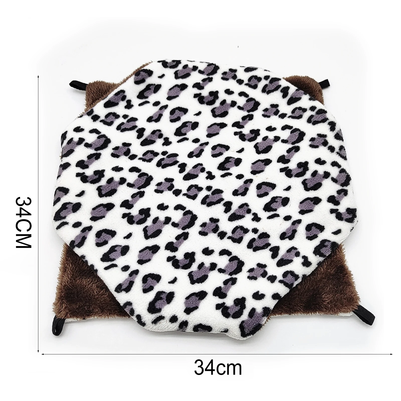 

Warm Hamster Hammock Rat Hanging Beds House Small Animal Cage Squirrel Guinea Pig Double-layer Plush Cotton Nests Pets Supplies