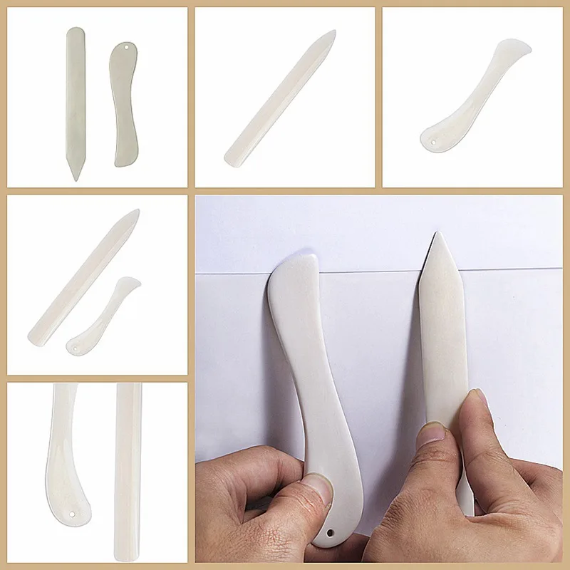 2 шт бумажный крем и кости Папка предназначена для создания чистых хрустящих