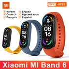 Xiaomi Mi Band 6 китайская версия Смарт-браслет цветной экран 5 цветов спортивный Браслет фитнес-трекер пульсометр Bluetooth Оригинал