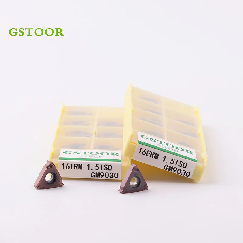 

10PCS 16ER IR M 1.0ISO 1.5ISO Lathe Tools Cutter CNC Thread Turning Tool Cutting Carbide Inserts For Processing Stainless