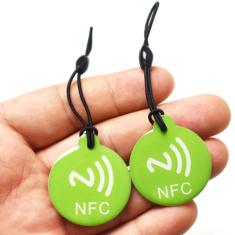2 шт. NFC 213 эпоксидная карта теги RFID 144 байта 13 56 МГц Водонепроницаемый 30*33 5 мм для