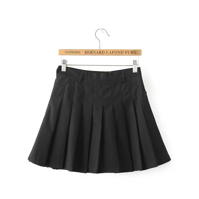 

New preppy style women skirt high waist uniform pleated skirt girl Korean classic stripe skirts female mini dance skirts mujer