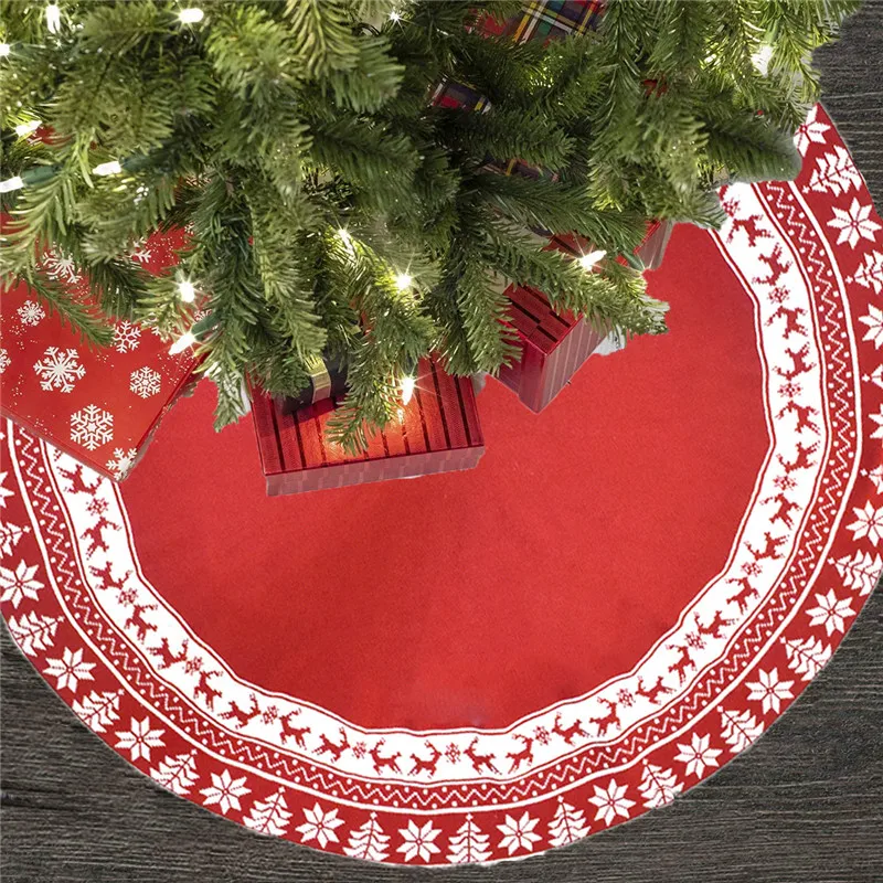 Falda de &aacute;rbol de Navidad, alfombra de &aacute;rbol de Navidad, decoraci&oacute;n de &aacute;rbol de Navidad, adorno de A&ntilde;o Nuevo, decoraciones para el hogar-0