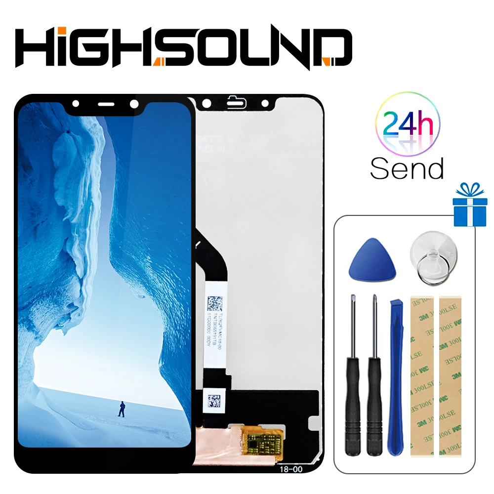 Новый Для Xiaomi Pocophone F1 ЖК дисплей и сенсорный экран с рамкой дигитайзер сборка для