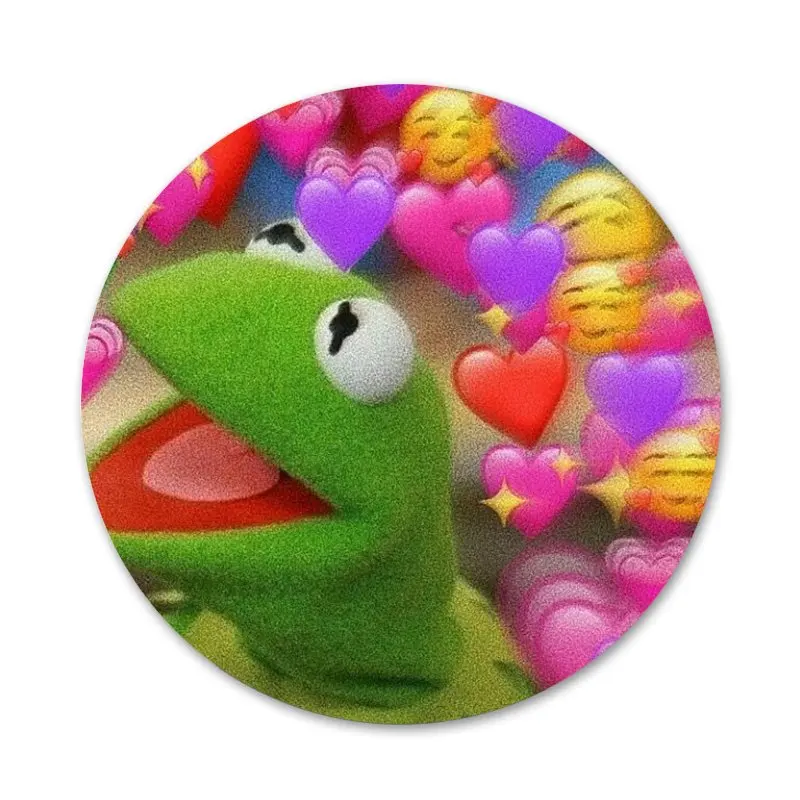 Значки лягушки Kermit значки значок Металлические для фотографий | Дом и сад