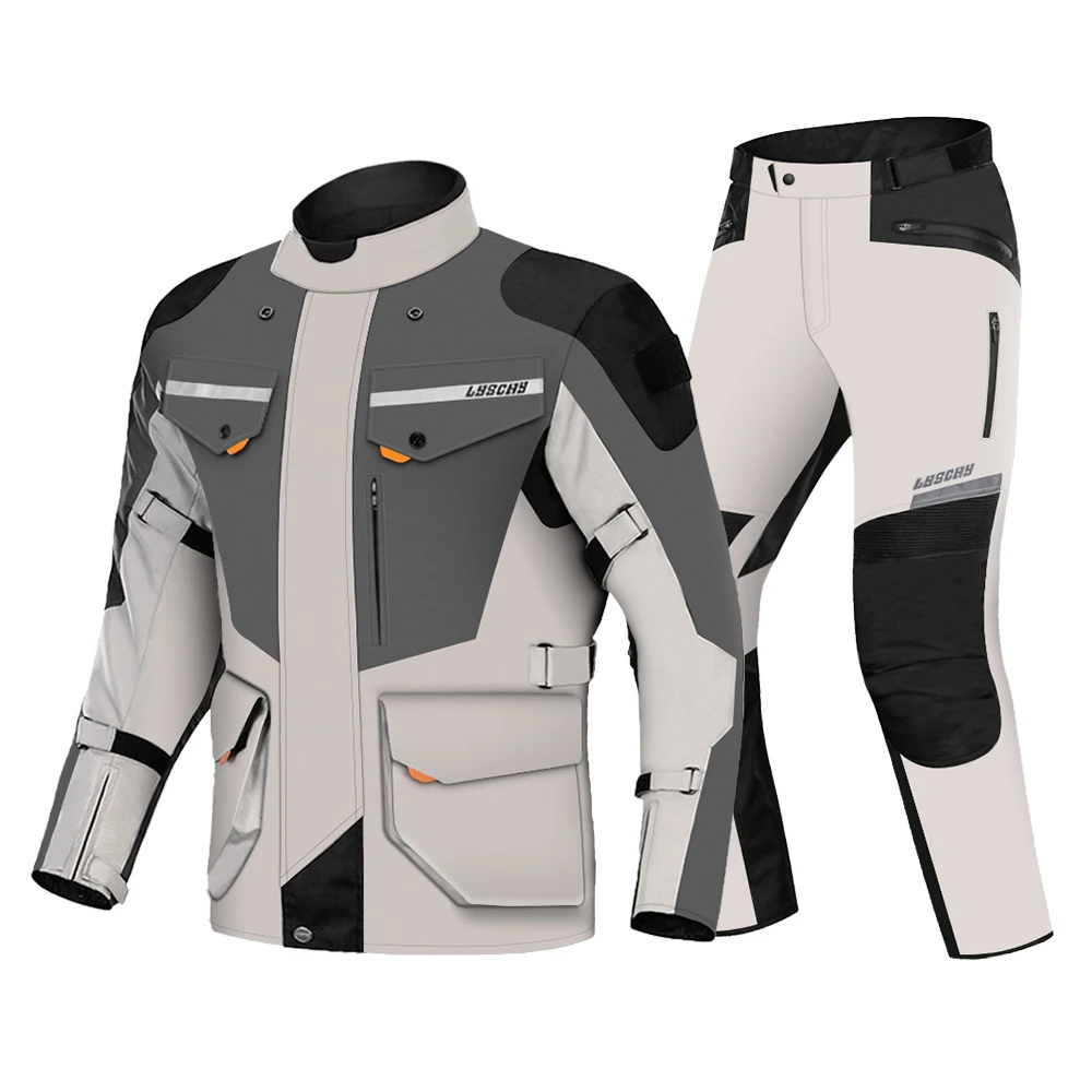 Мотоциклетная куртка LYSCHY защитное съемное внутреннее покрытие Всесезонная с