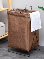 foldable dirty laundry basket waterproof fabric storage basket for clothes toys household bathroom laundry organizer bags