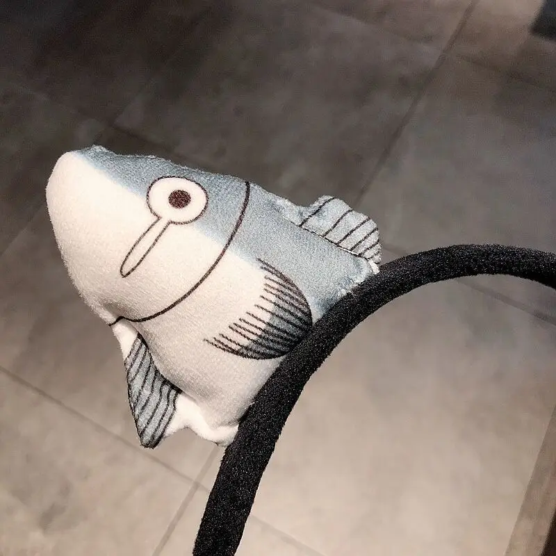 

2021 Spring and Summer New Cartoon Accessories Girl Cute Carrot Headband Funny Shark Headband Ladies Headband Accessories