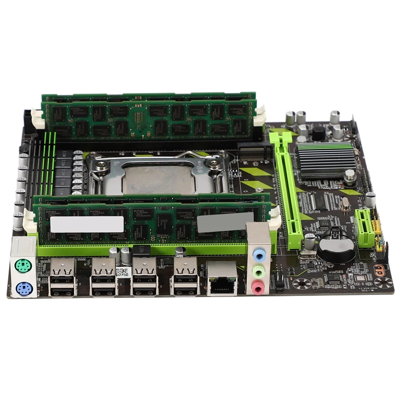 X79G LGA2011 практичная материнская плата для настольного компьютера с E5 2689 CPU 4x8G ECC