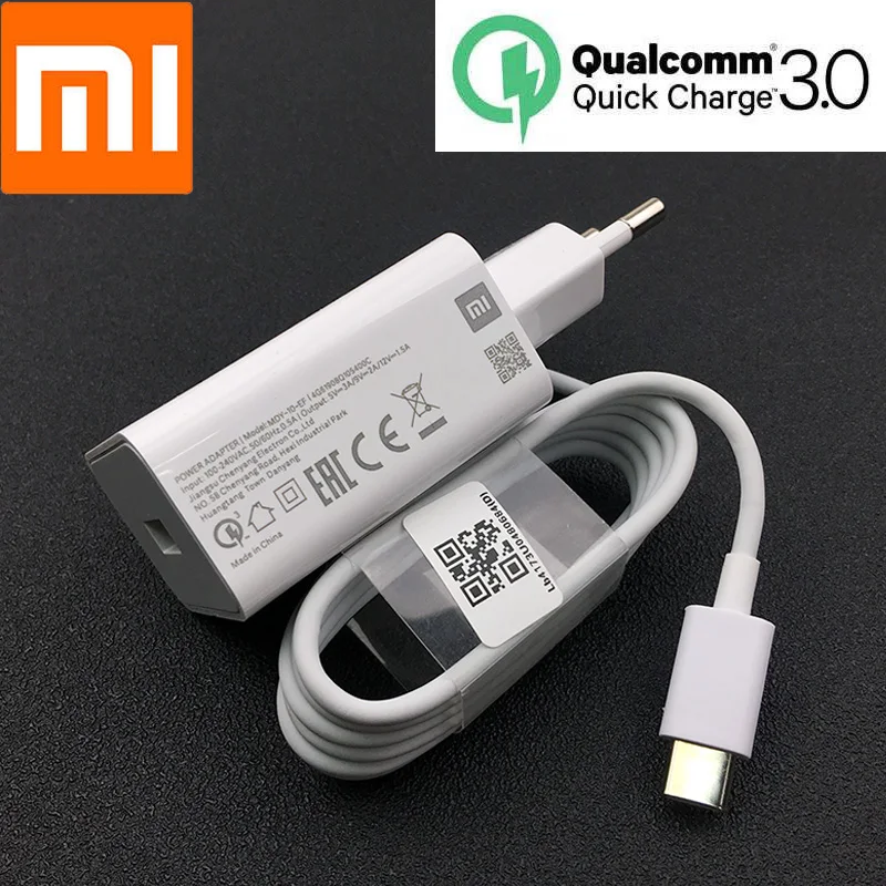 18 Вт Xiao mi быстрое зарядное устройство QC 3,0 ЕС Быстрая Зарядка адаптер питания для mi 8 lite 9 lite se 9t pro a3 max 3 redmi note 7 8 pro