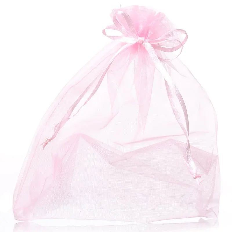 Doreen коробка мешочки для украшений из органзы сумки хранения Drawstring прямоугольник