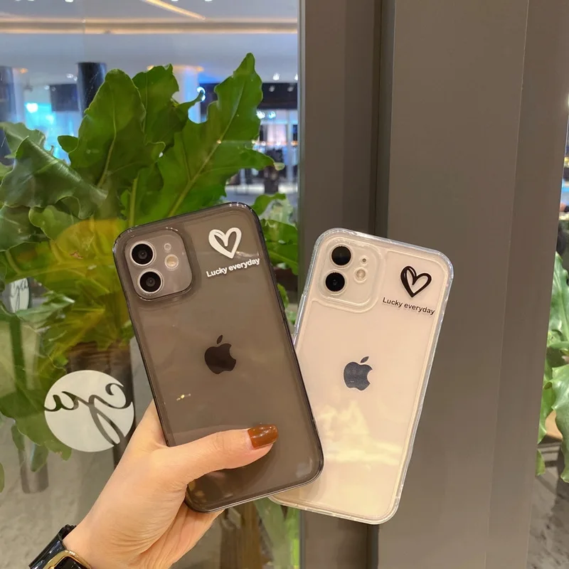 

Прозрачный чехол для iPhone 11 12 Pro Max X XS XR 7 8 Plus SE