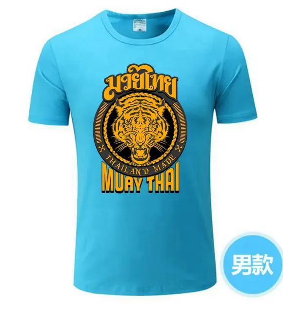 Футболка мужская с коротким рукавом изображением тайского тигра - купить по