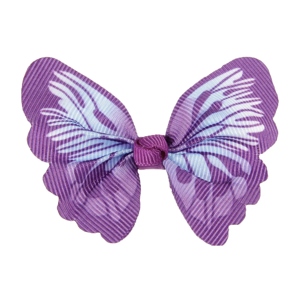 10 шт./лот лента ручной работы с бантом Детская повязка на голову Заколка Для