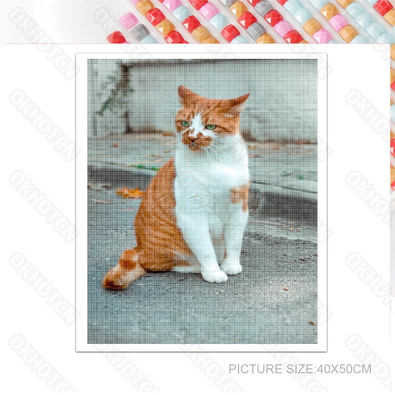 

Diy Diamond Painting Modern Home Decoration Stickers Diamond Embroidery Living Room Decoration Background Painting Family Pet