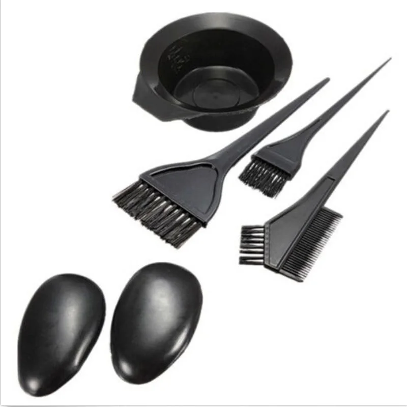 

1 Set Plastic Hair Color Dye Bowl Comb Brushes Tool Kit Hair Dyeing Tools Salon Hairdressing Styling Tint DIY Tools Dropshipping
