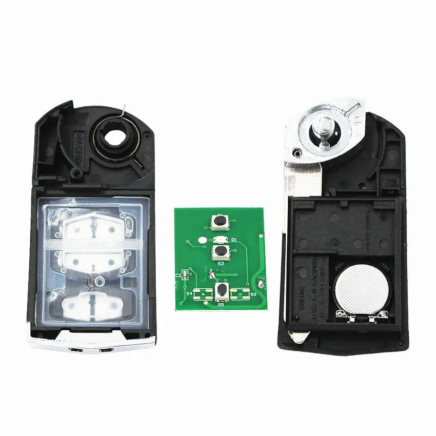 3 кнопки 434 МГц пульт дистанционного управления автомобильный ключ с чипом 4D63 для