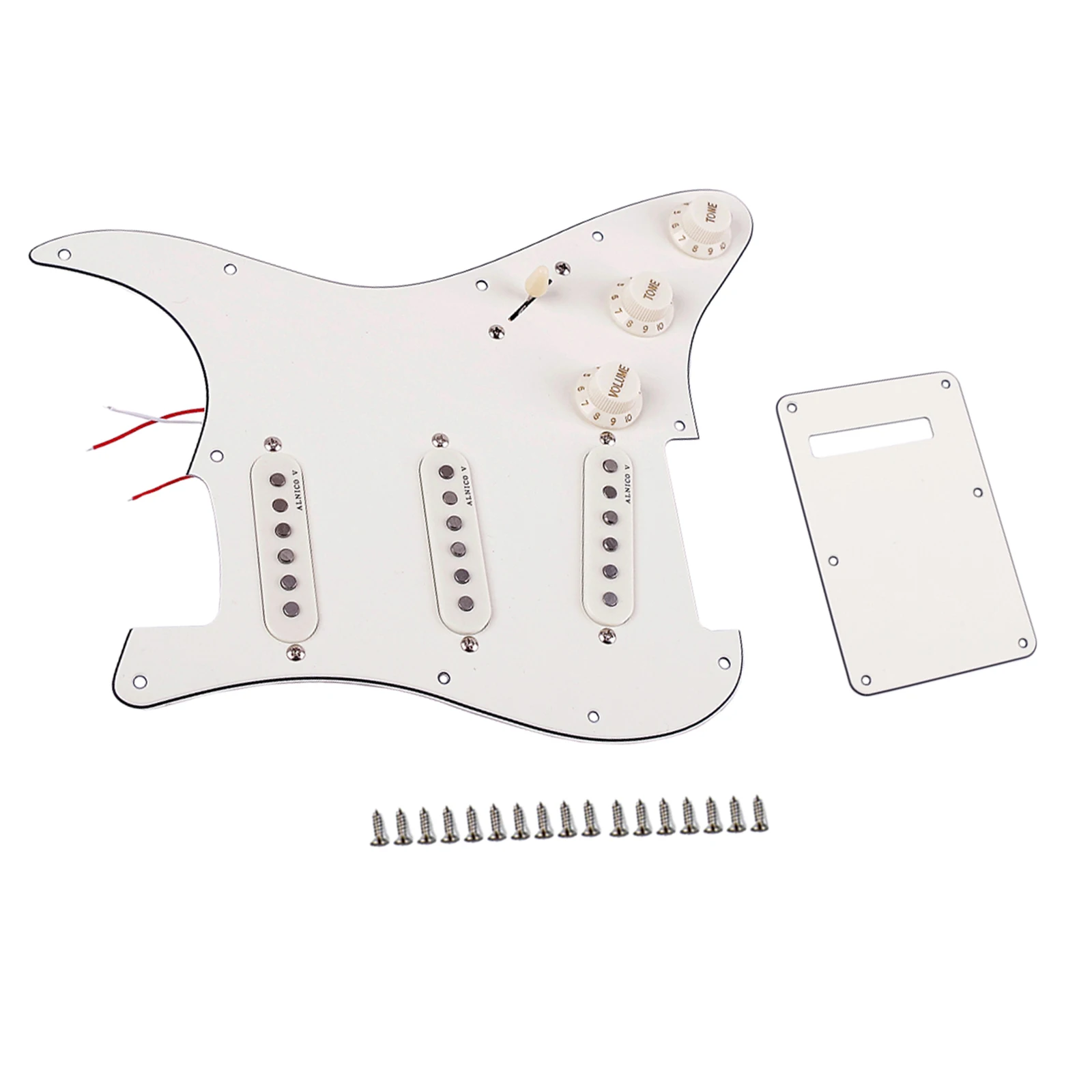 Электрогитара с одной катушкой Pickguard Pickups Alnico V предварительно загруженная 11
