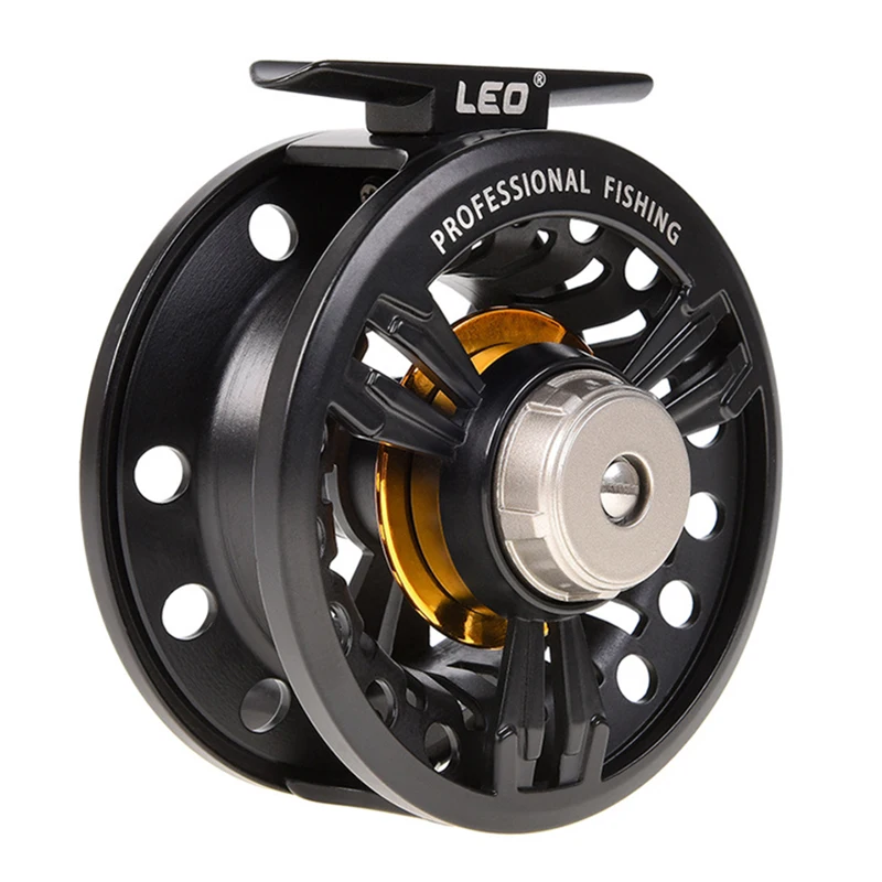 

LEO FB85 Fly Fishing Reel 3/4 5/6 WT Interchangeable Large Arbor Aolly Aluminum For Rafting Ice Wheel Accessories