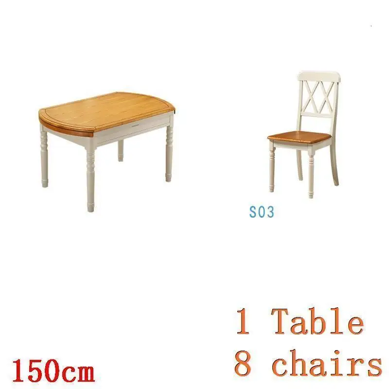 Number 23 Masasi Sala De Jantar Marmol Tafel Meja Makan кухонный обеденный набор Ретро деревянный круглый стол - Цвет: Number 23