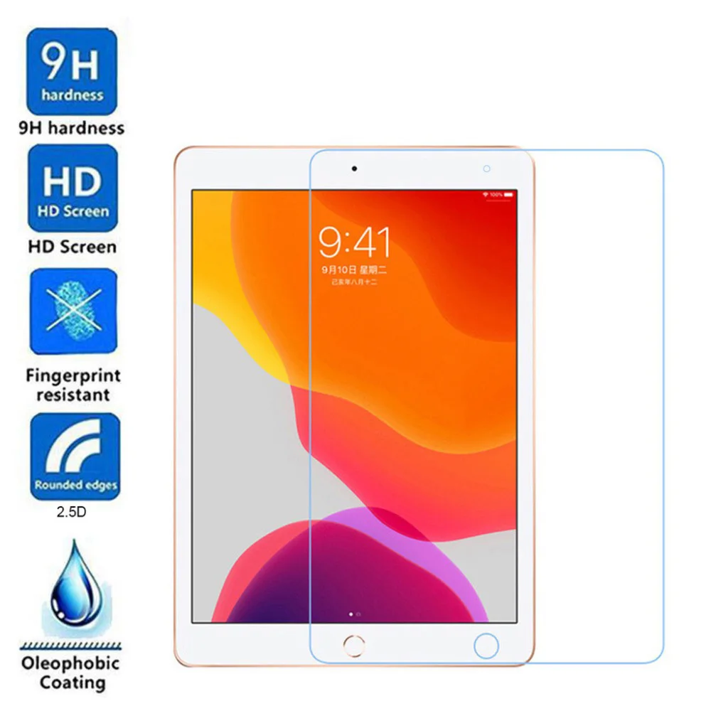Закаленное стекло для iPad 10,2 Защитная пленка для экрана для Apple iPad 7 7-го поколения 10,2 дюймов