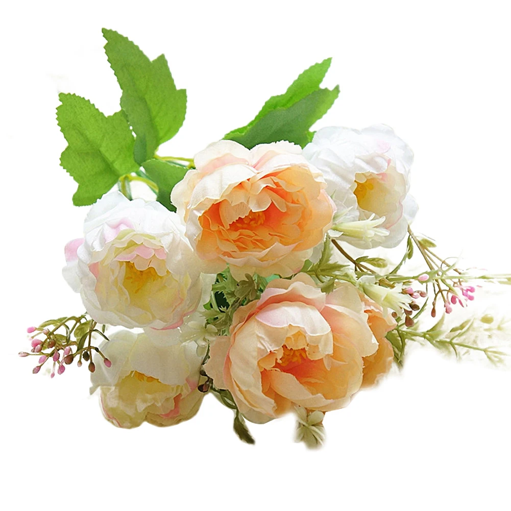 Искусственный цветок пион 1 шт. домашний сад для невесты свадьбы вечеринки сделай