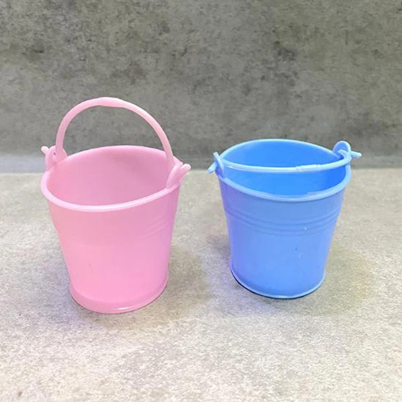 

1/12 1/6 Simulation Cute Water Bucket Home Kitchen Pretend Play Game Dollhouse Accessories Doll House Miniature