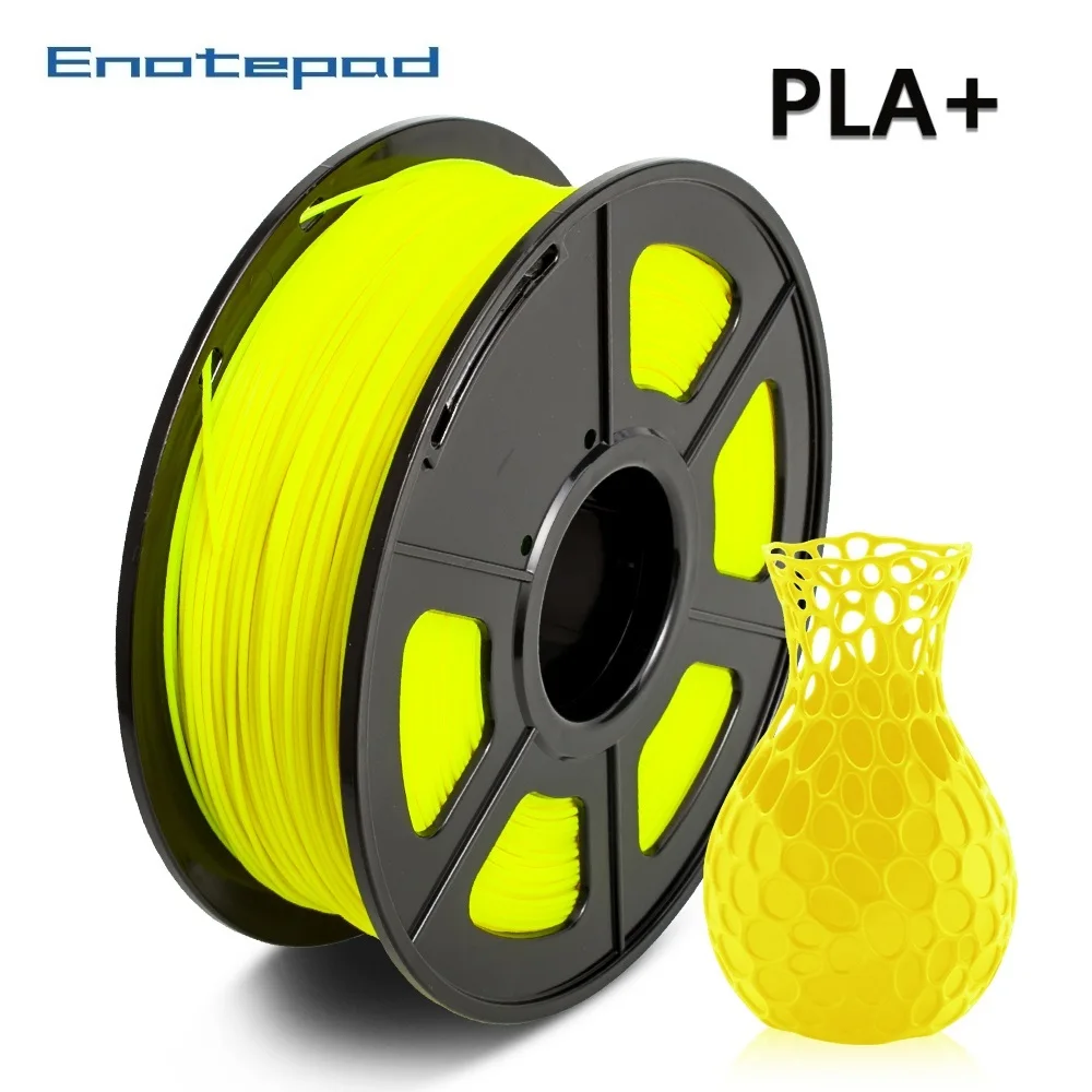 

New Enotepad 1.75mm PLA PLUS Filament 100% no bubble 3D Filaments for 3d pen filamento pla+ de 1 75mm 1 kg with box vacuum