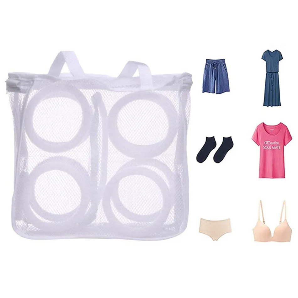 Мешок с сеткой для обуви мешок стирки нижнего белья органайзер бюстгальтеров