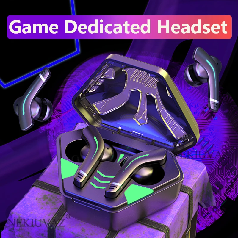 Bluetooth наушники 5 1 вкладыши TWS с наушниками игра предназначена 9D сенсорным экраном