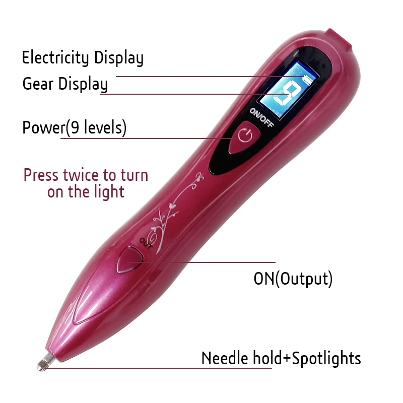 Жидкокристаллическая плазменная ручка Светодиодный лазер для лазерного