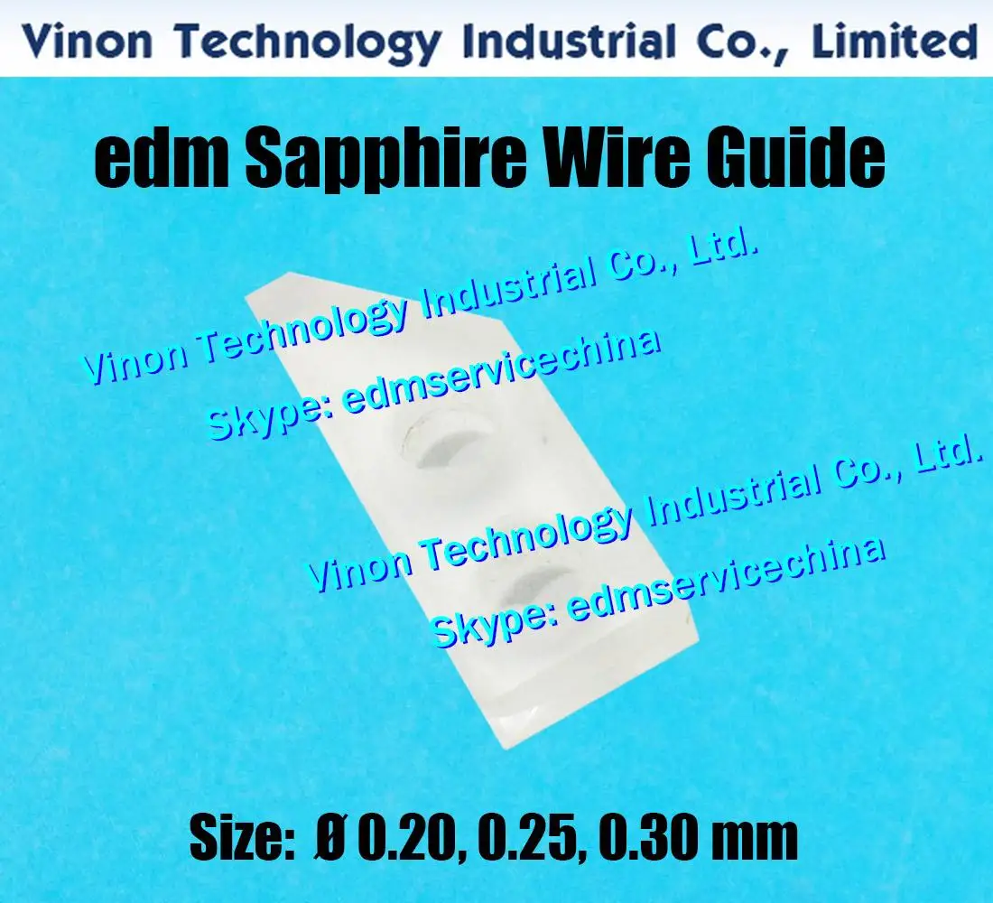 

Ø0.25mm Sapphire Wire Guide A103 4EC80A422 for Makino EE3,EE6,EE8,EQF5,U32,U53 wire cut edm machines. M akino 4EC.80A.422