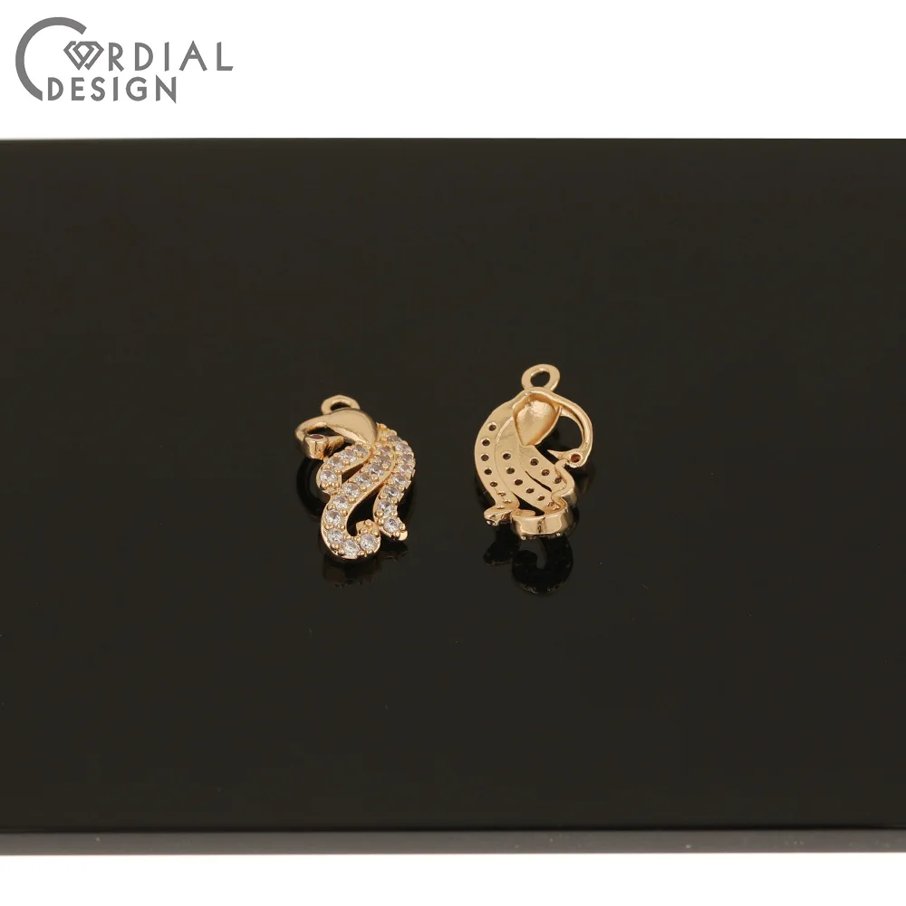 

Cordial Design 50Pcs 10*21MM CZ Charms/Jewelry Findings & Components/Hand Made/Jewelry Accessories/Earrings Making/DIY Pendant