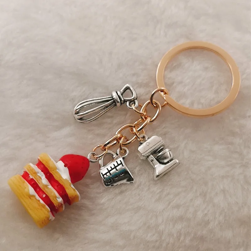 A Z письмо полимерная для торта кулон брелок ювелирные изделия шеф повар торт