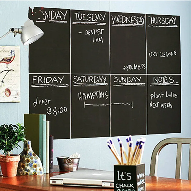 Виниловая мельная доска s Съемная школьная наклейки на стены отличный подарок