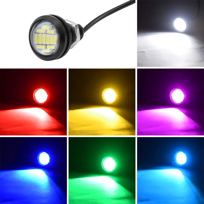 

1pc White DC 12V 5W Eagle Eye LED Daytime Running DRL Backup Light Car Lamp Hawkeye Daytime Running Lights Accessorise