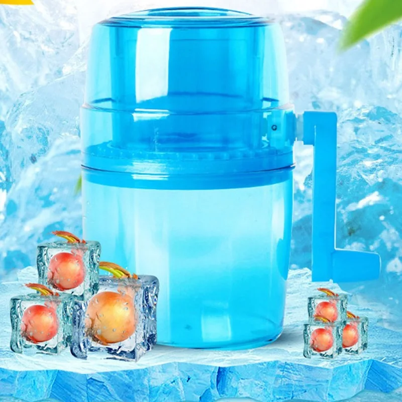 

Manual Ice Crusher Shaver Portable Ice Grinder Smoothie Blender Machine Snow Cone Cold Drink Maker for Kid Kitchen Tools Gadgets