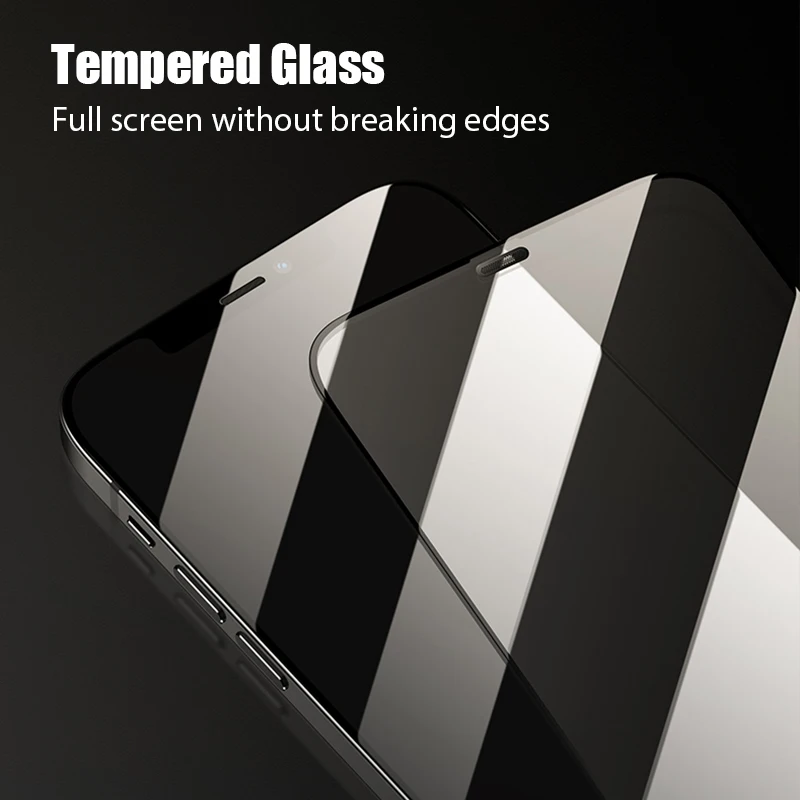 Защитное стекло с полным покрытием экрана для iphone 12 i12 i11 11 pro max 12mini 6 6s 7 8 plus se 2020 -