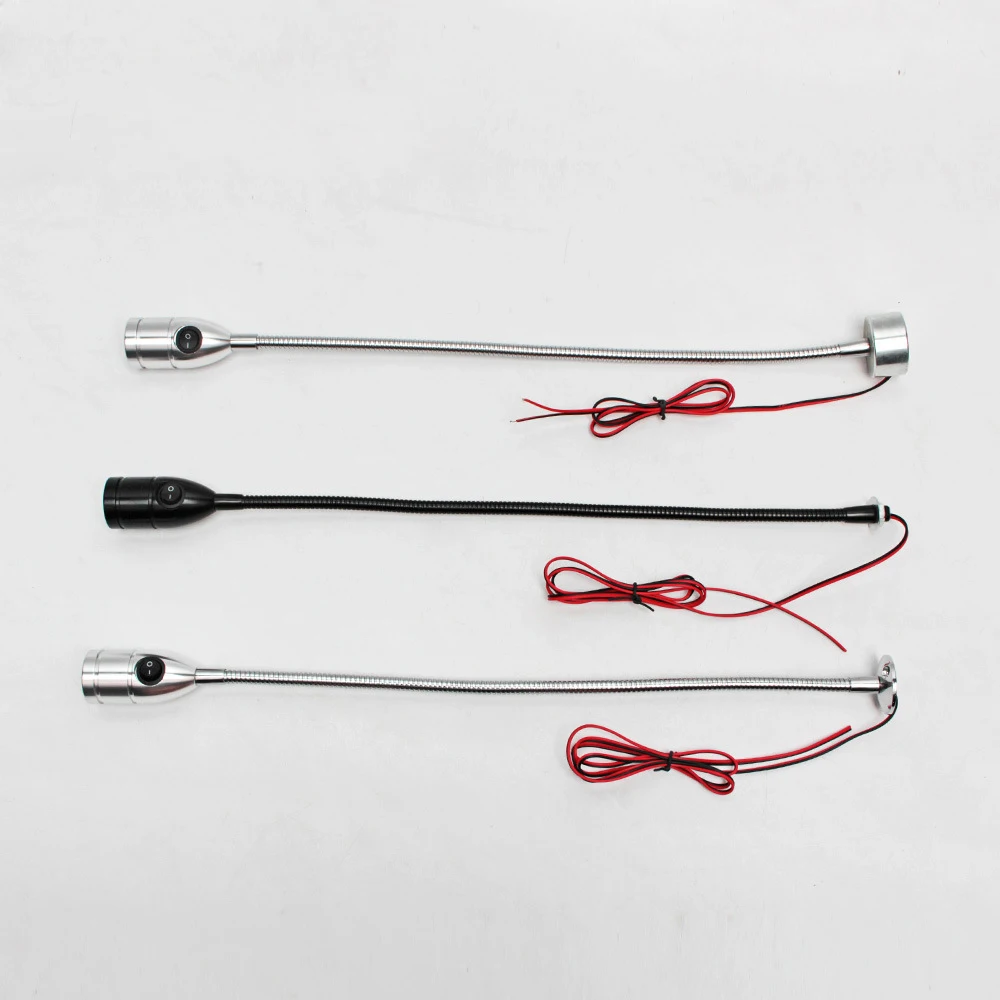 Industrial Lighting 3W DC12V 24V CNC 3000K LED Working Lamp Machine Light Flexible L40cm Gooseneck Workshop | Лампы и освещение