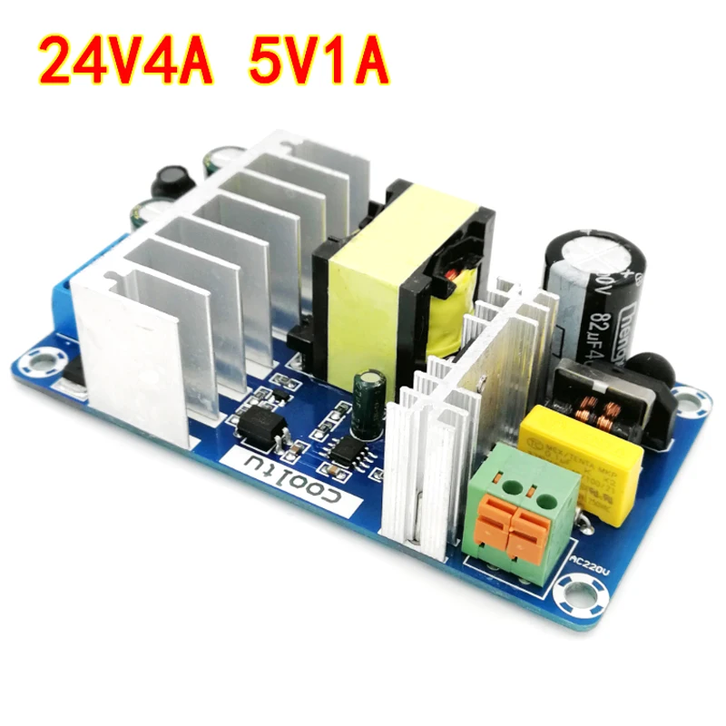 Высокая Мощность преобразователь переменного тока в постоянный 220V DC/DC 24V 4A 5V 1A 120