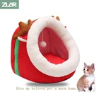 Теплая кровать для кошек, милая корзина для домашних питомцев, удобный домик для котят, моющаяся Лежанка для кошек, кровать для кошек, палатка, мягкая маленькая Лежанка для собак и кошек