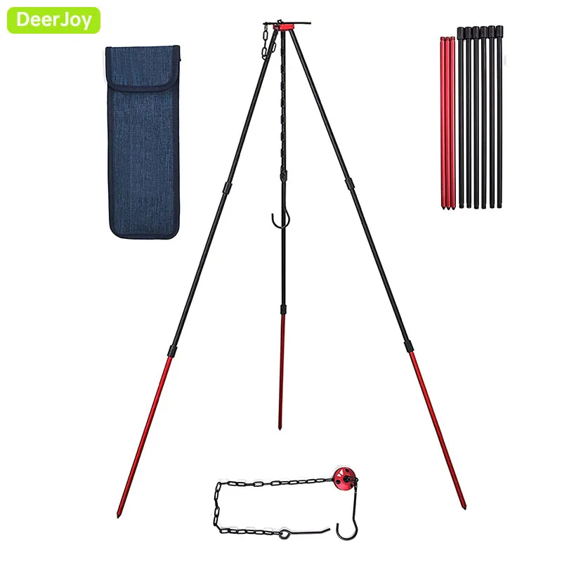 Тренога для кемпинга голландский Штатив духовки Регулируемый мини-штатив гриля