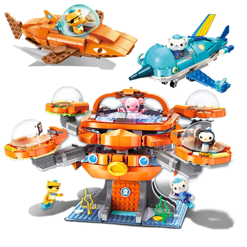 Мультяшные анимационные Восьмиугольные яхты песо барнаклс тхладные кирпичи