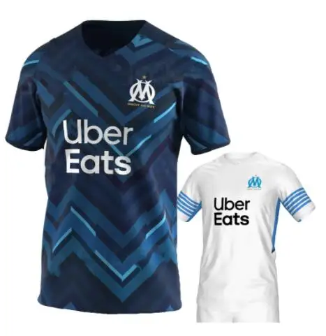 

21 22 Olympique De Marseille Maillot OM Soccer Jersey Maillot De Foot 2021 2022 PAYET BENEDETTO SAKAI KAMARA Football Shirt