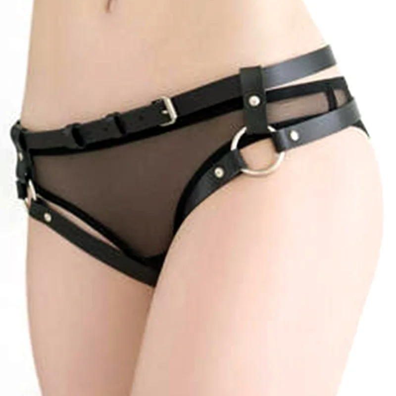 Модные подвязки в стиле панк Stkocking бондаж фиксаторы БДСМ женское белье