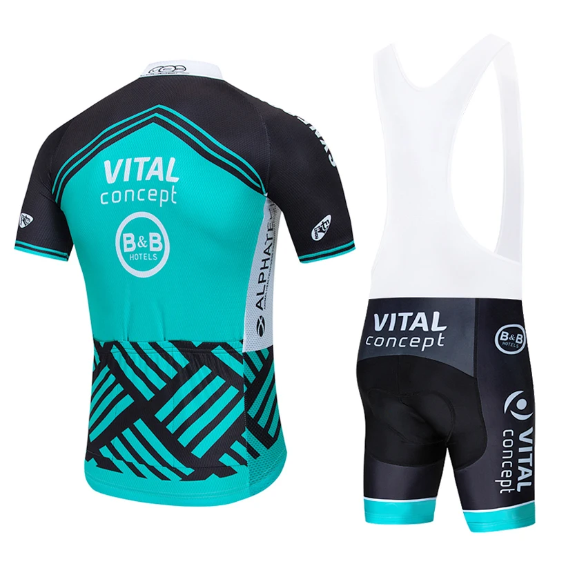 6 шт. полный комплект команды vital vision Велоспорт Джерси 20D набор велошорт Ropa Ciclismo Лето быстросохнущая pro велосипедный майон брюки