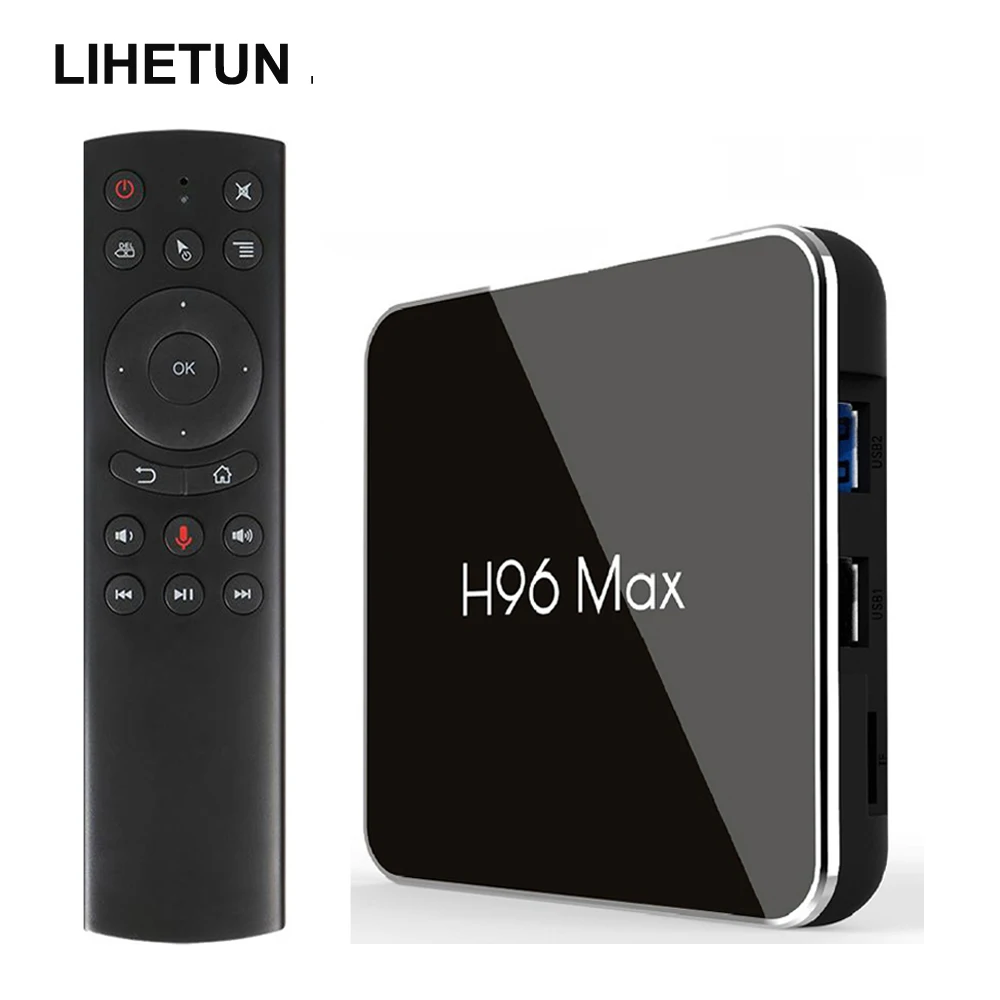 ТВ приставка Android 9 0 H96 Max X2 Amlogic S905X2 4 ГБ 32 64 Гб 2 4G 5G Wi Fi Bluetooth 4K Google Play Youtube