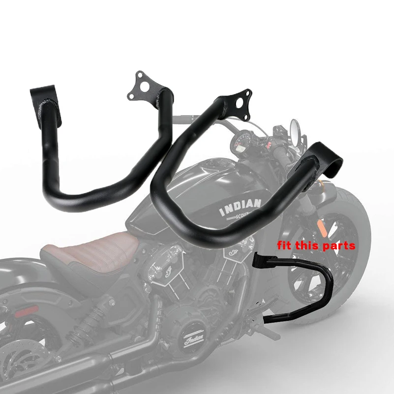 Для Scout Chief Classic Vintage 2014 2015 2016 2017 2018 Dark Horse Crash Bars бамперы аксессуары для