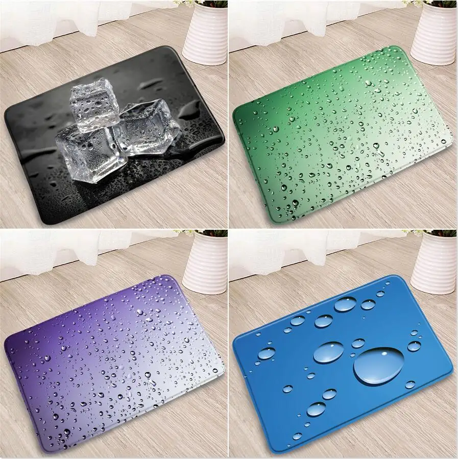 

Коврики для ванной и кухни, антискользящие моющиеся коврики с градиентом, поглощение воды, подходят для спальни, кухни, коридора