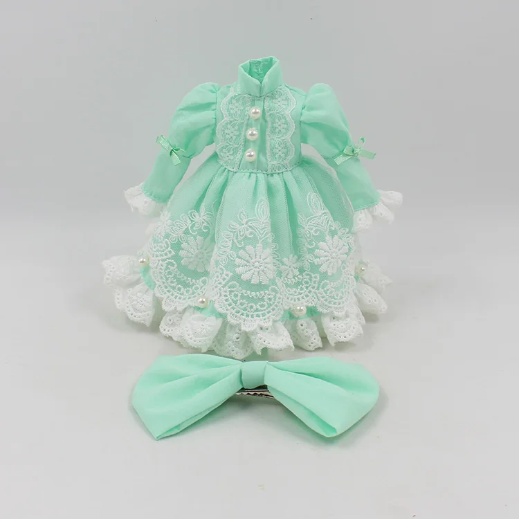

Blyth doll Princess dress with melamed Two color for choice for the JOINT body sweet dressing BJD